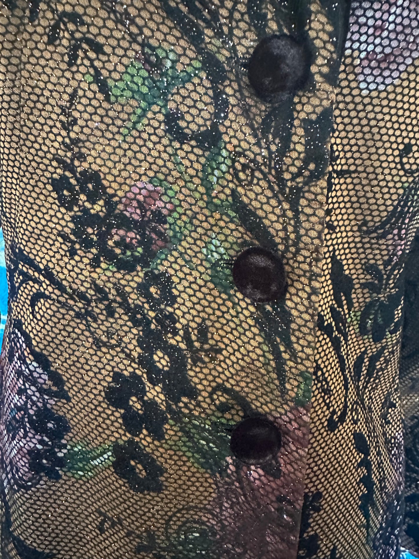 Vintage Mary McFadden Floral Jacket
