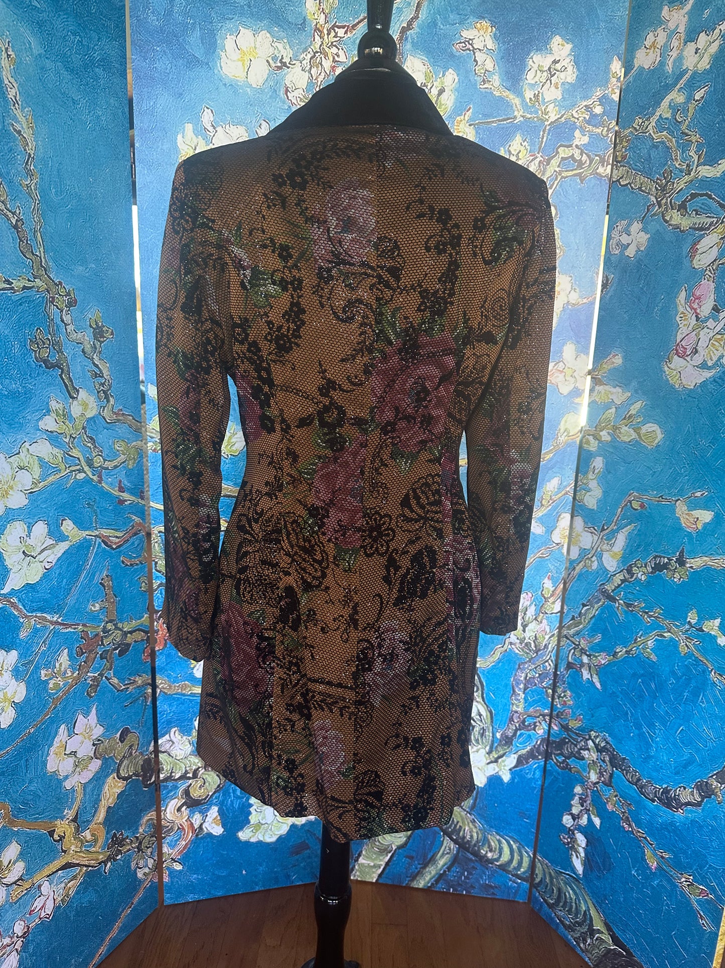 Vintage Mary McFadden Floral Jacket