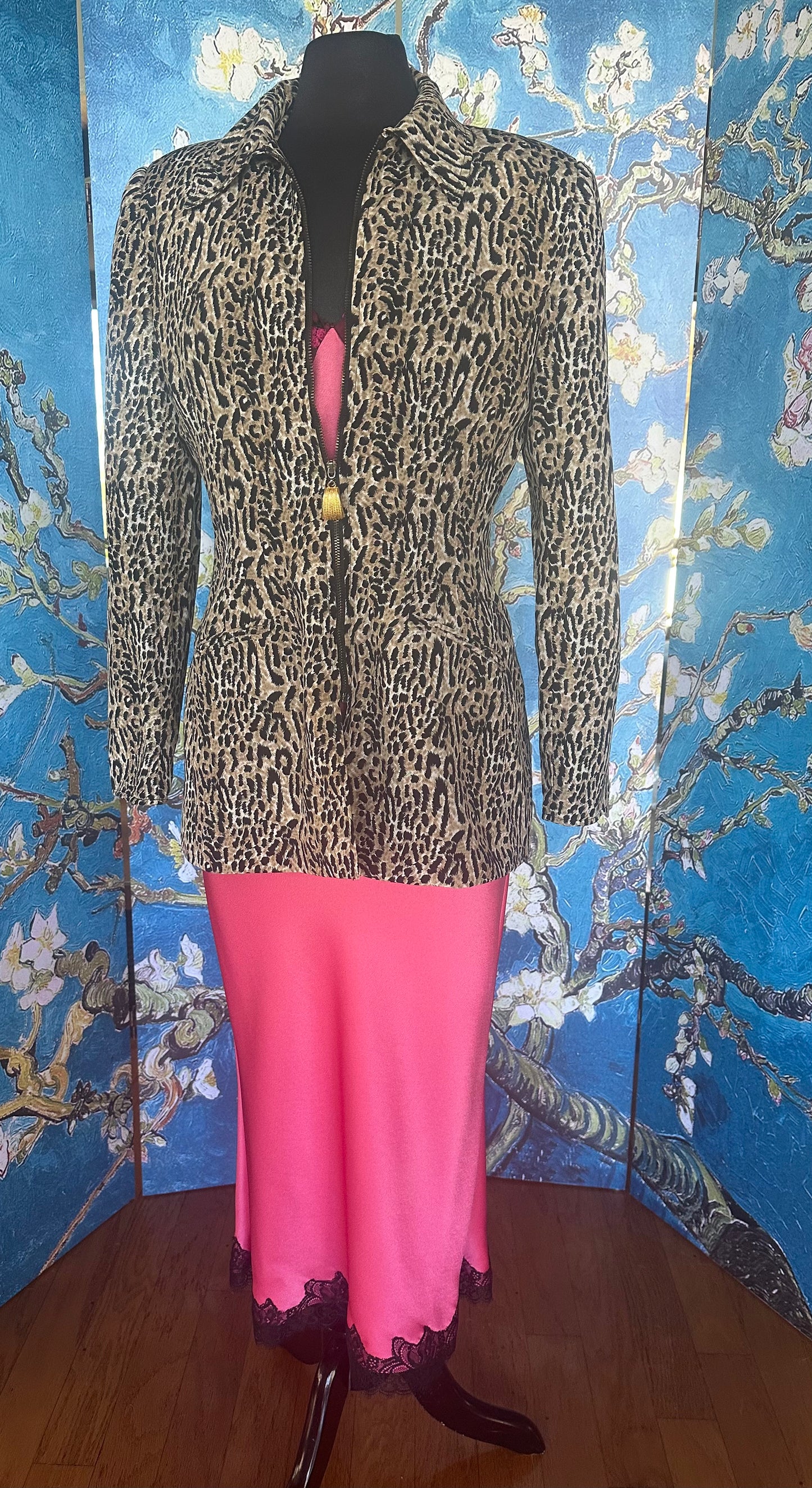 Vintage Mary McFadden Cheetah Print Jacket