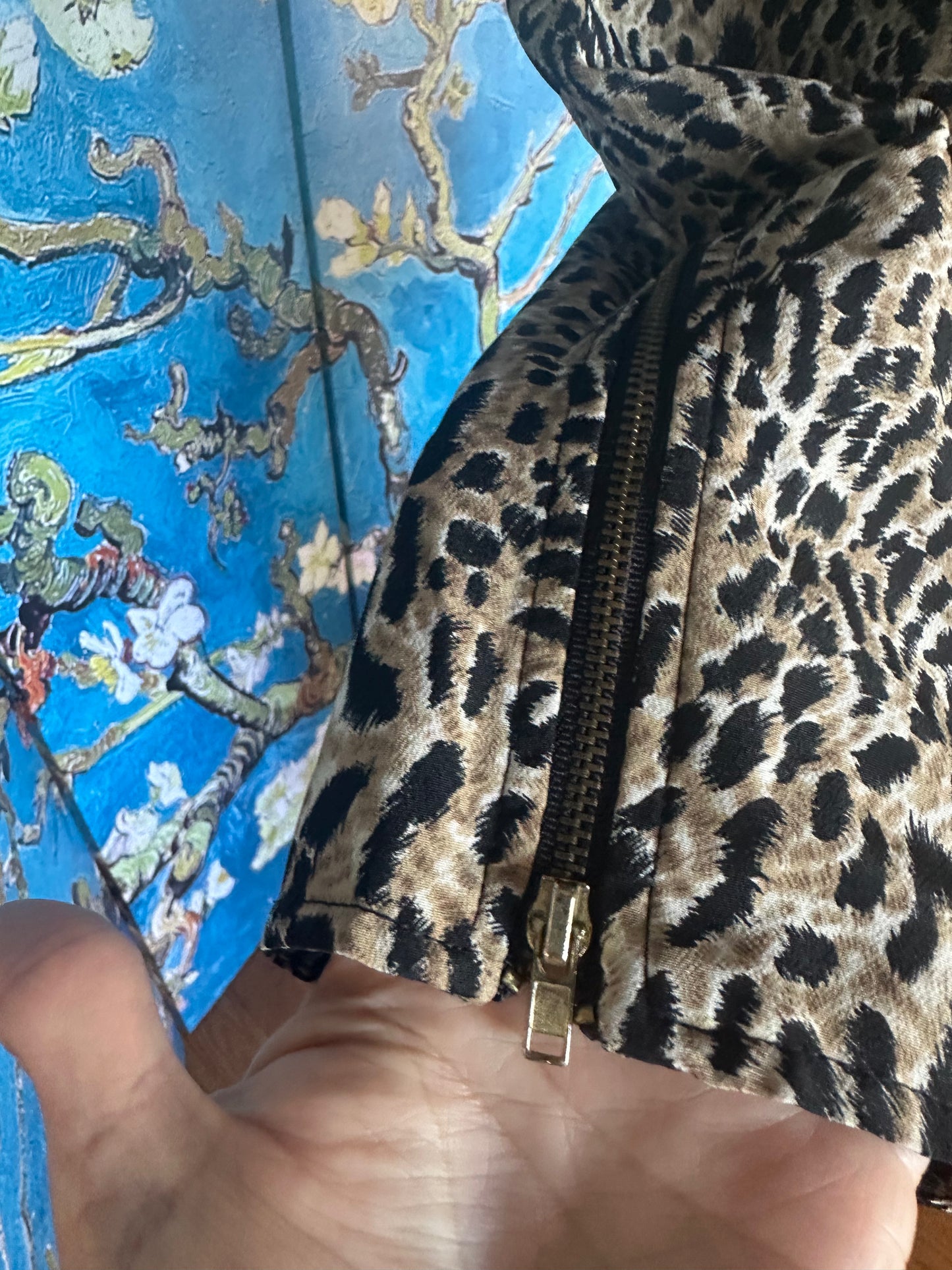 Vintage Mary McFadden Cheetah Print Jacket