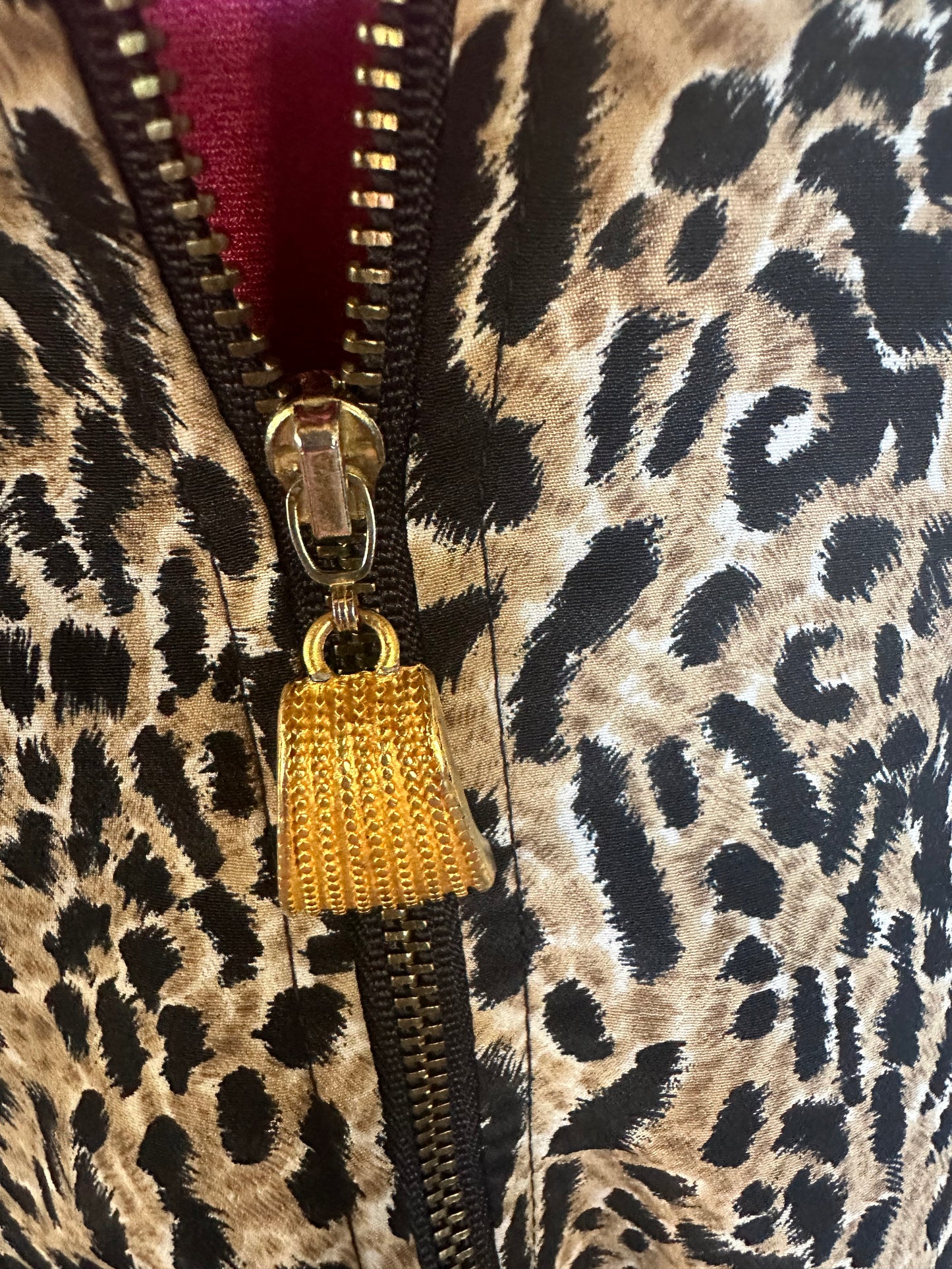 Vintage Mary McFadden Cheetah Print Jacket