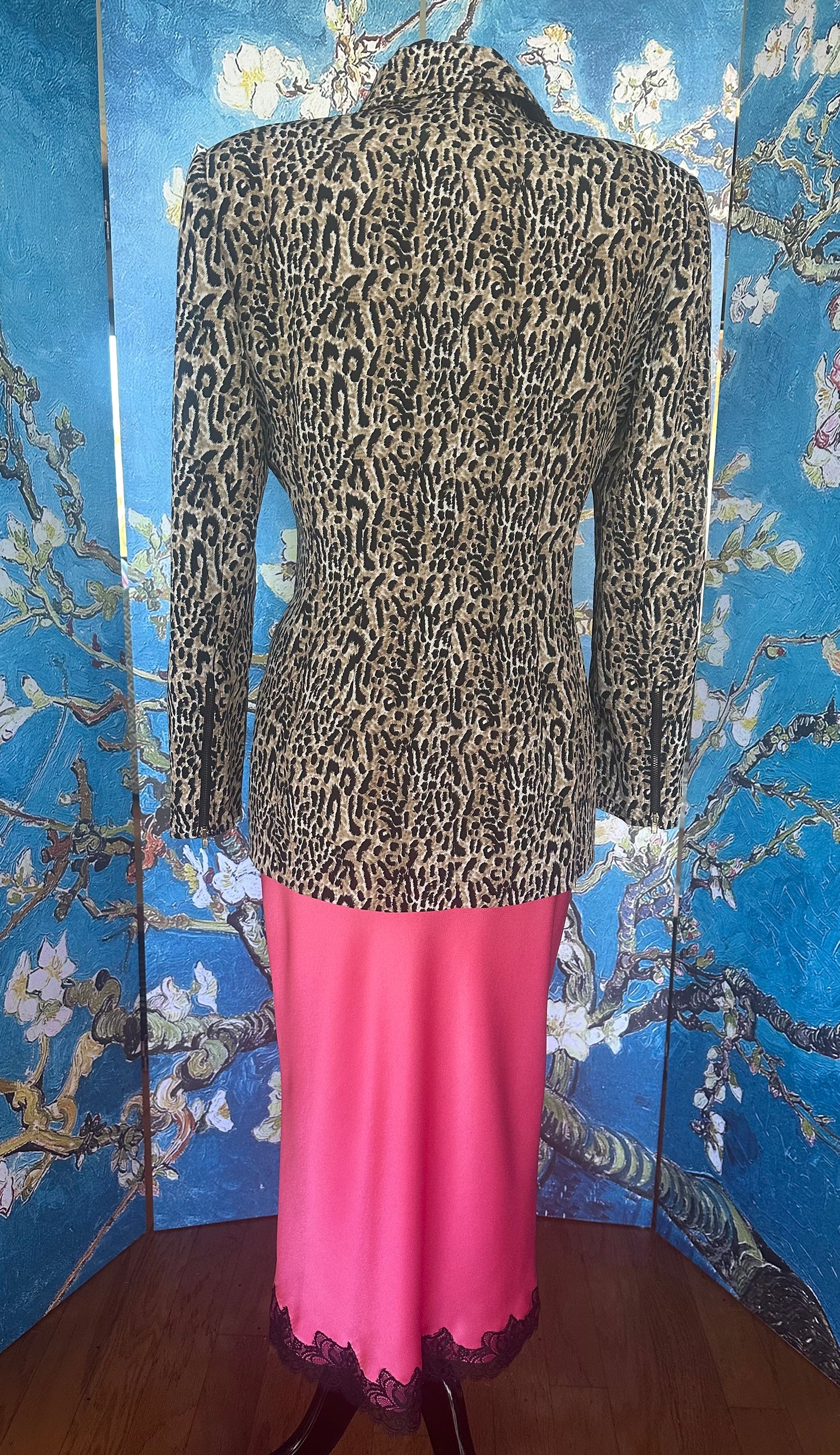 Vintage Mary McFadden Cheetah Print Jacket