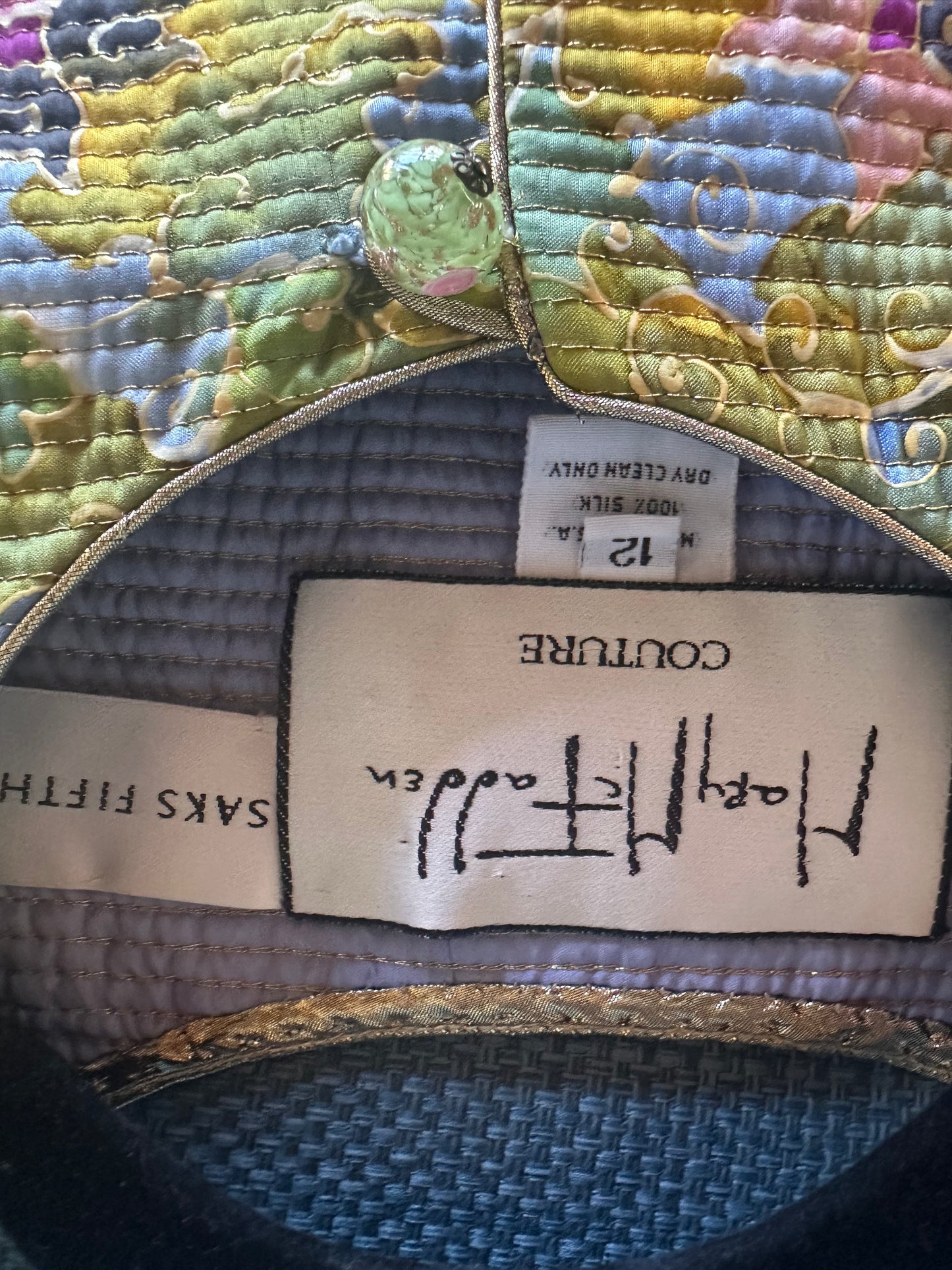 Vintage Mary McFadden Couture Textured Jacket