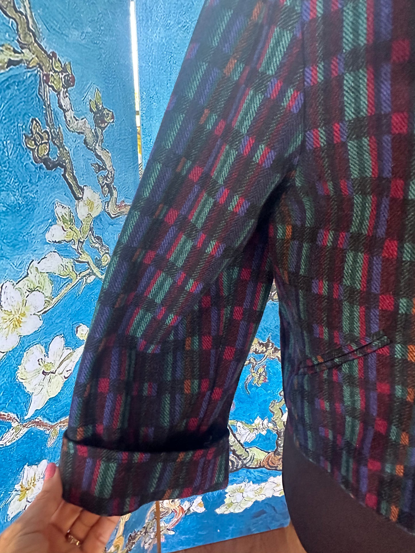 Vintage Mary McFadden Patterned Jacket