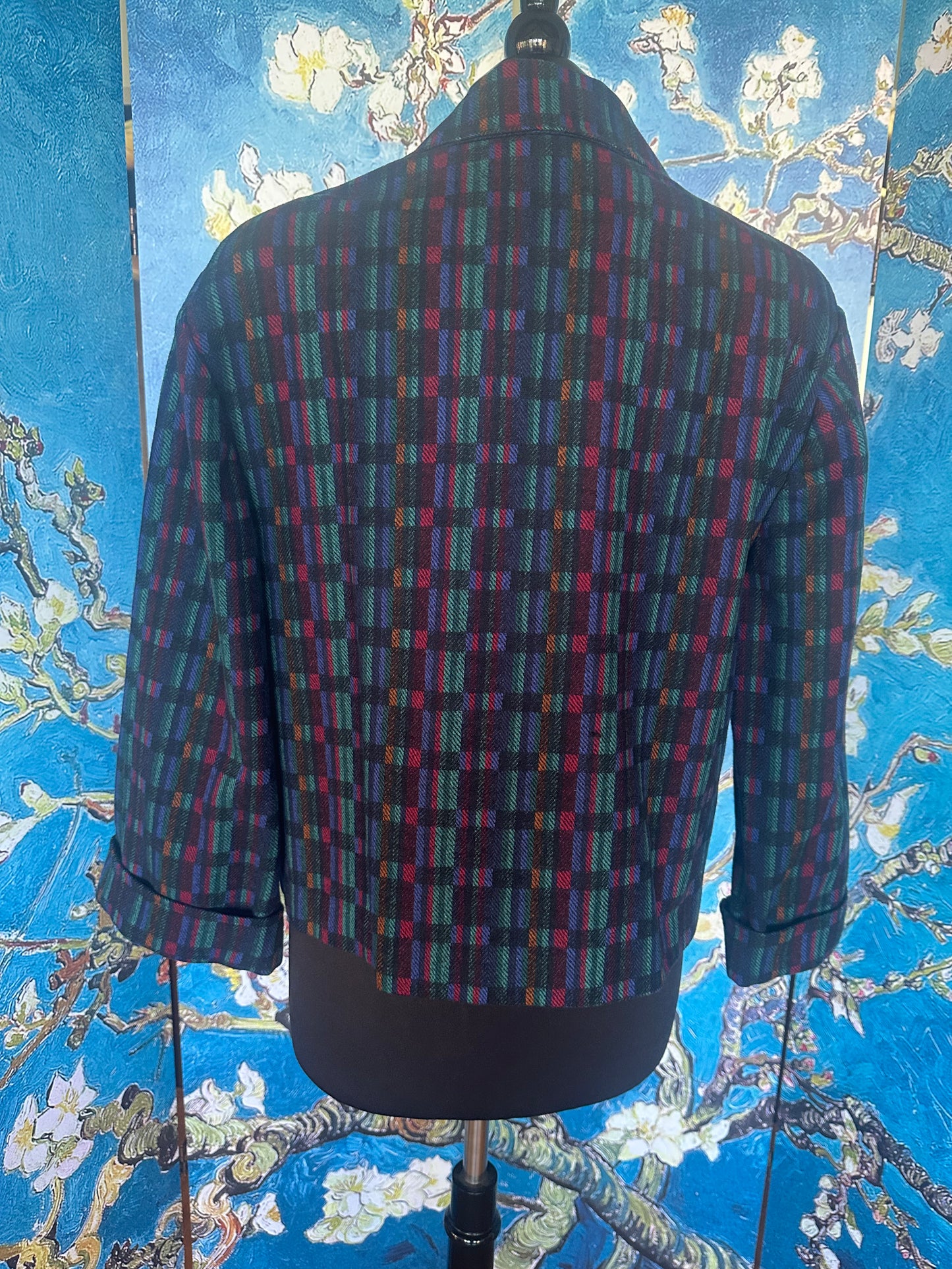 Vintage Mary McFadden Patterned Jacket
