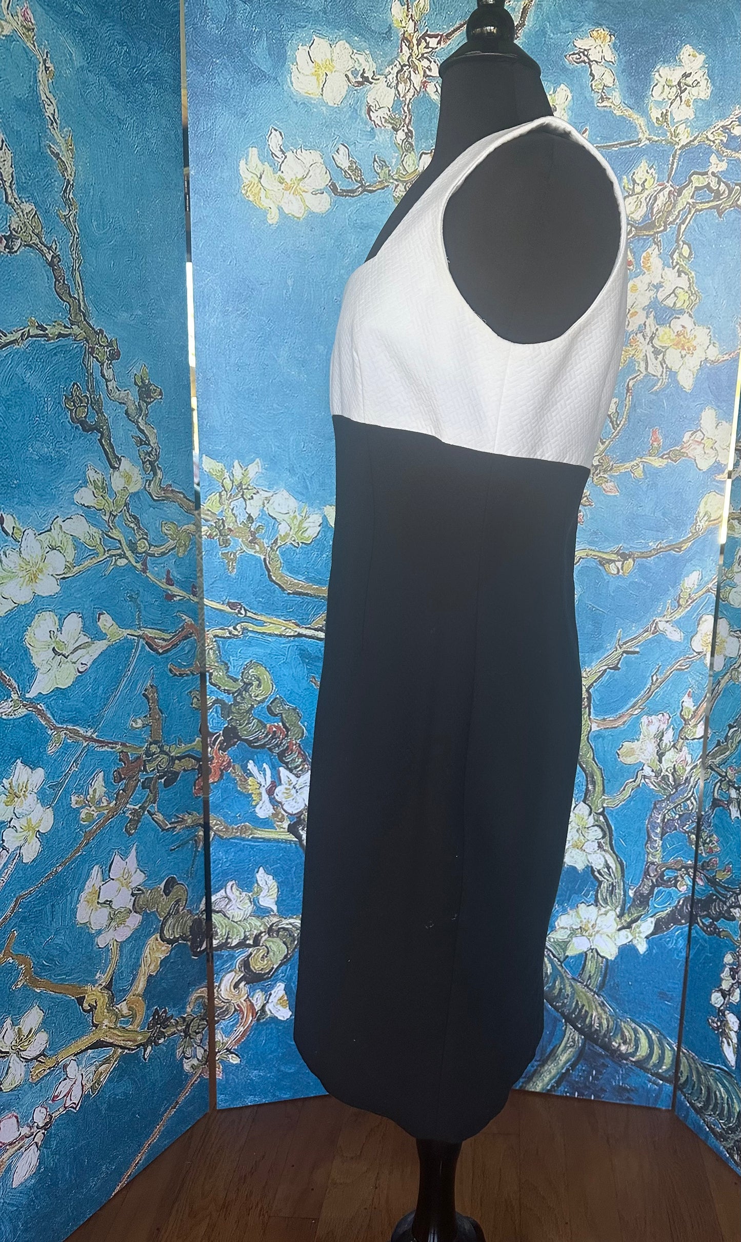 Vintage Mary McFadden Black and White Dress