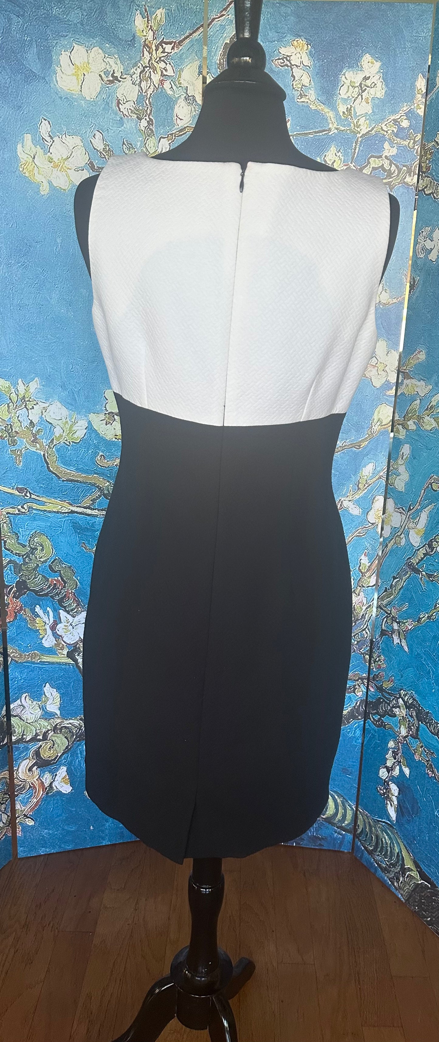 Vintage Mary McFadden Black and White Dress