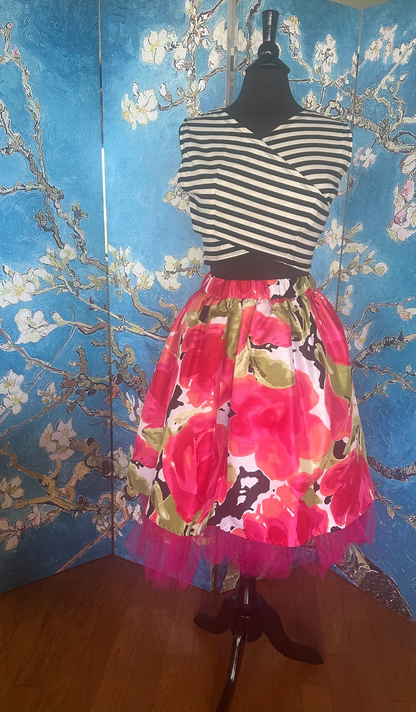 Floral Tutu Skirt with Pockets designed by Timmithea
