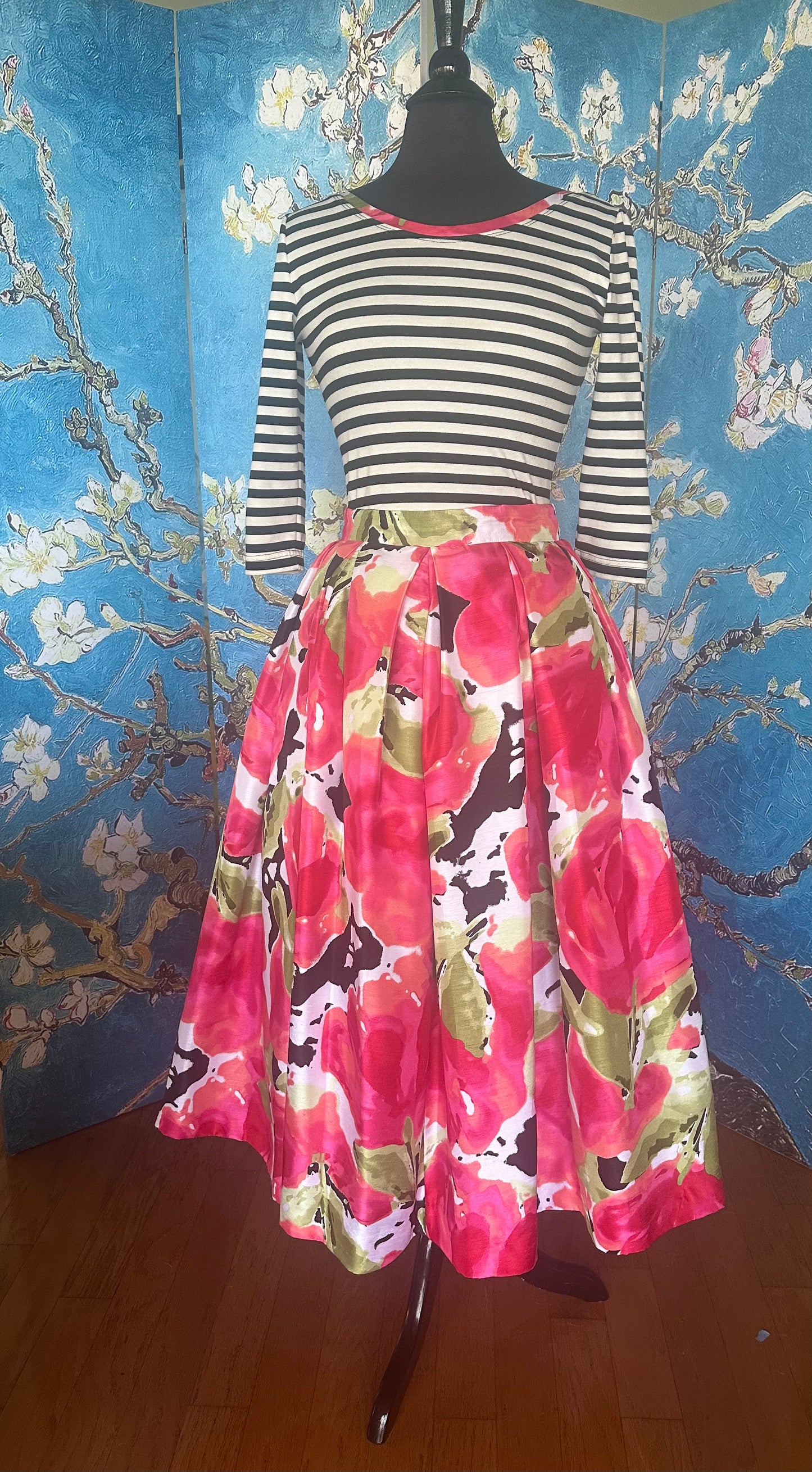 Striped 3/4 Sleeve Shirt designed by Timmithea