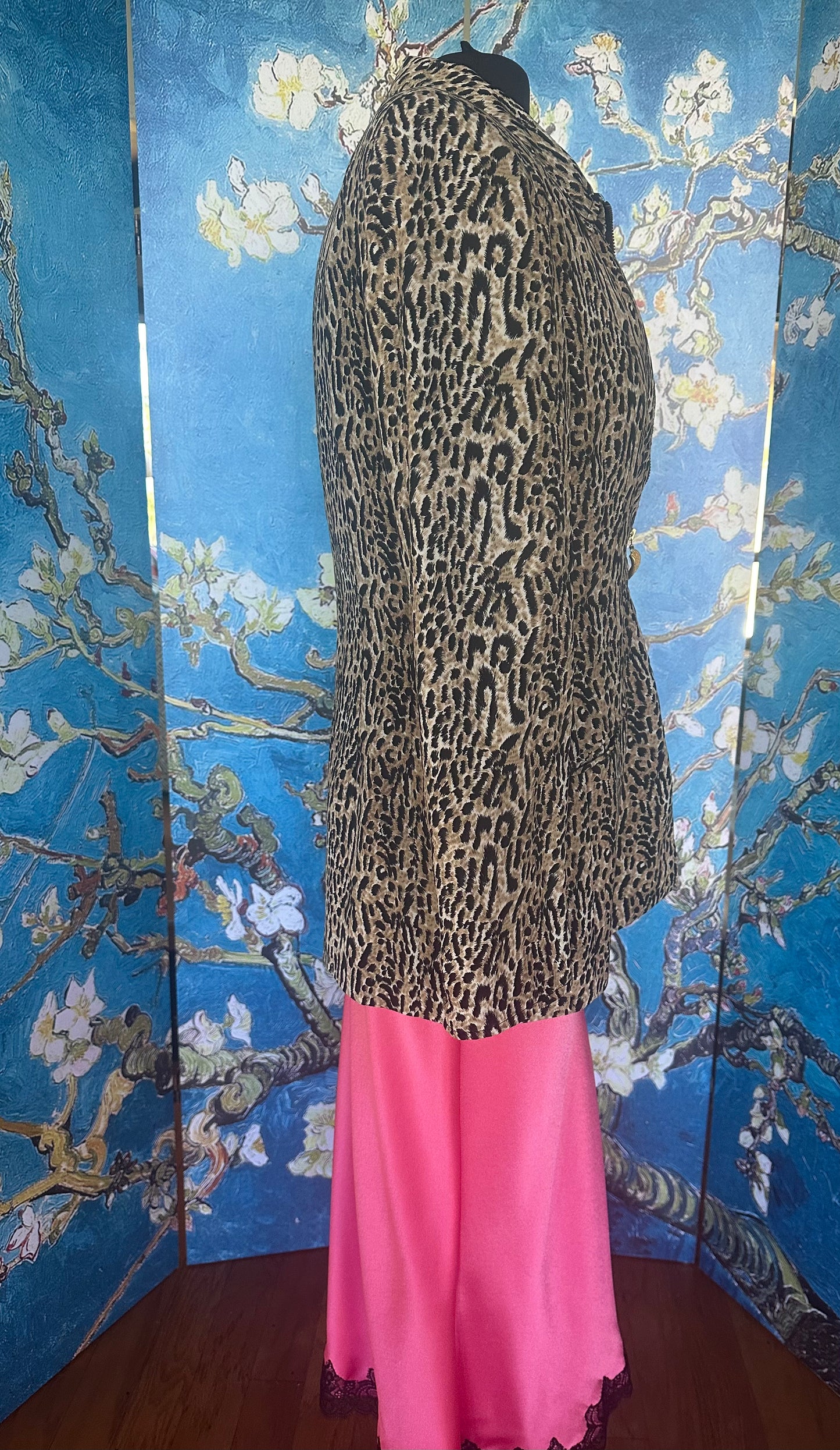 Vintage Mary McFadden Cheetah Print Jacket