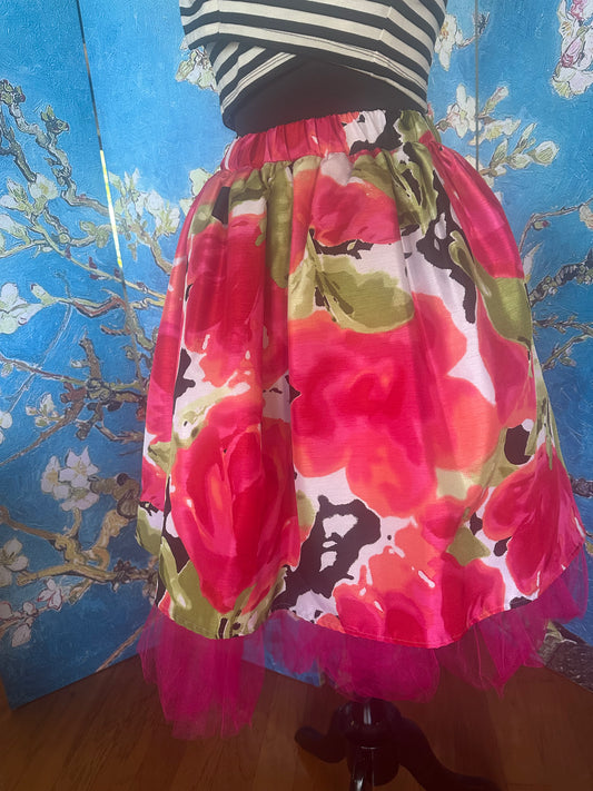 Floral Tutu Skirt with Pockets designed by Timmithea
